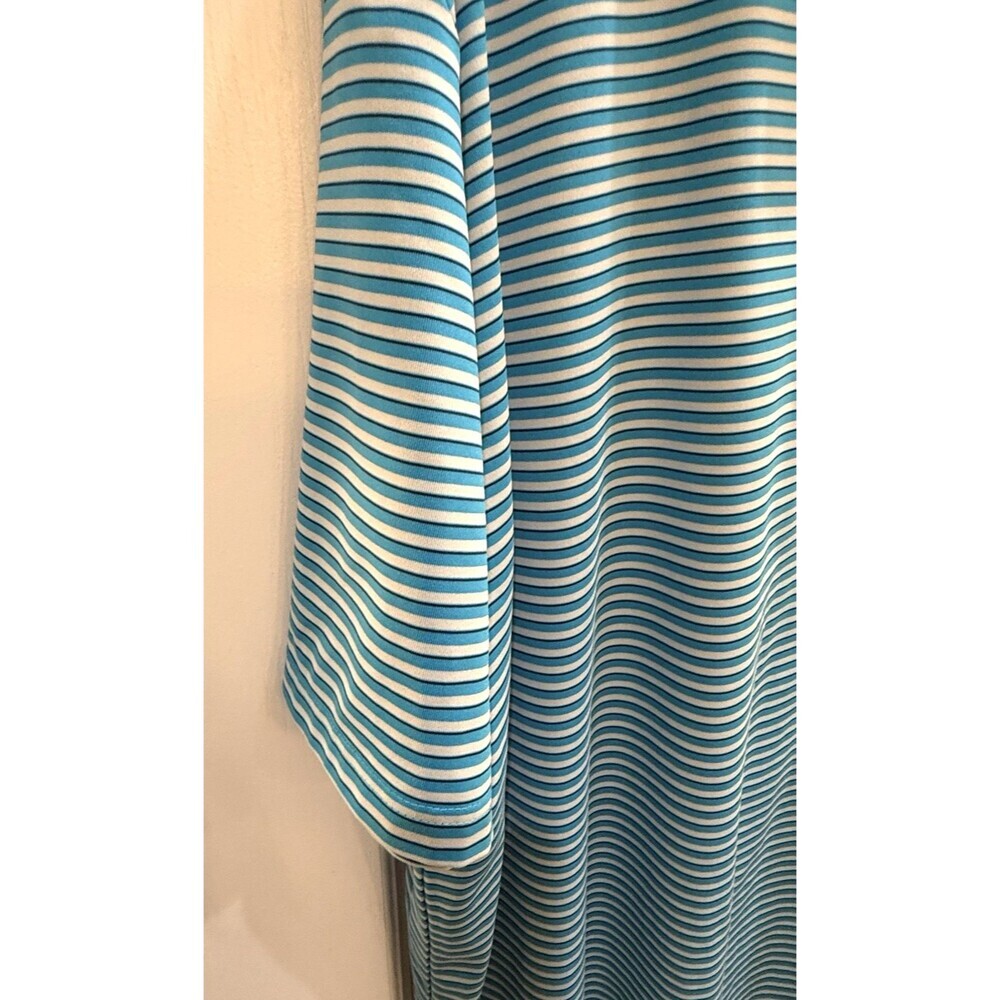 PGA Tour Men’s Set of 2 Golf Polo Shirt Sz XXL Blue Orange Striped Stretch - Picture 8 of 15